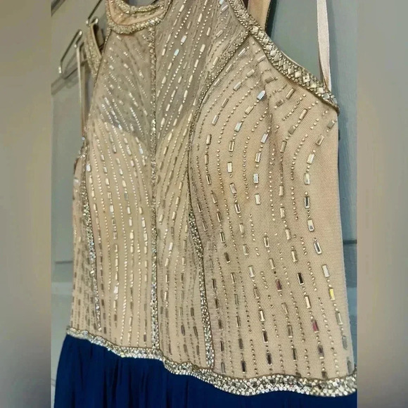 Prome, weeding dress special event women’s size 3 preowned blue dress - Picture 7 of 15